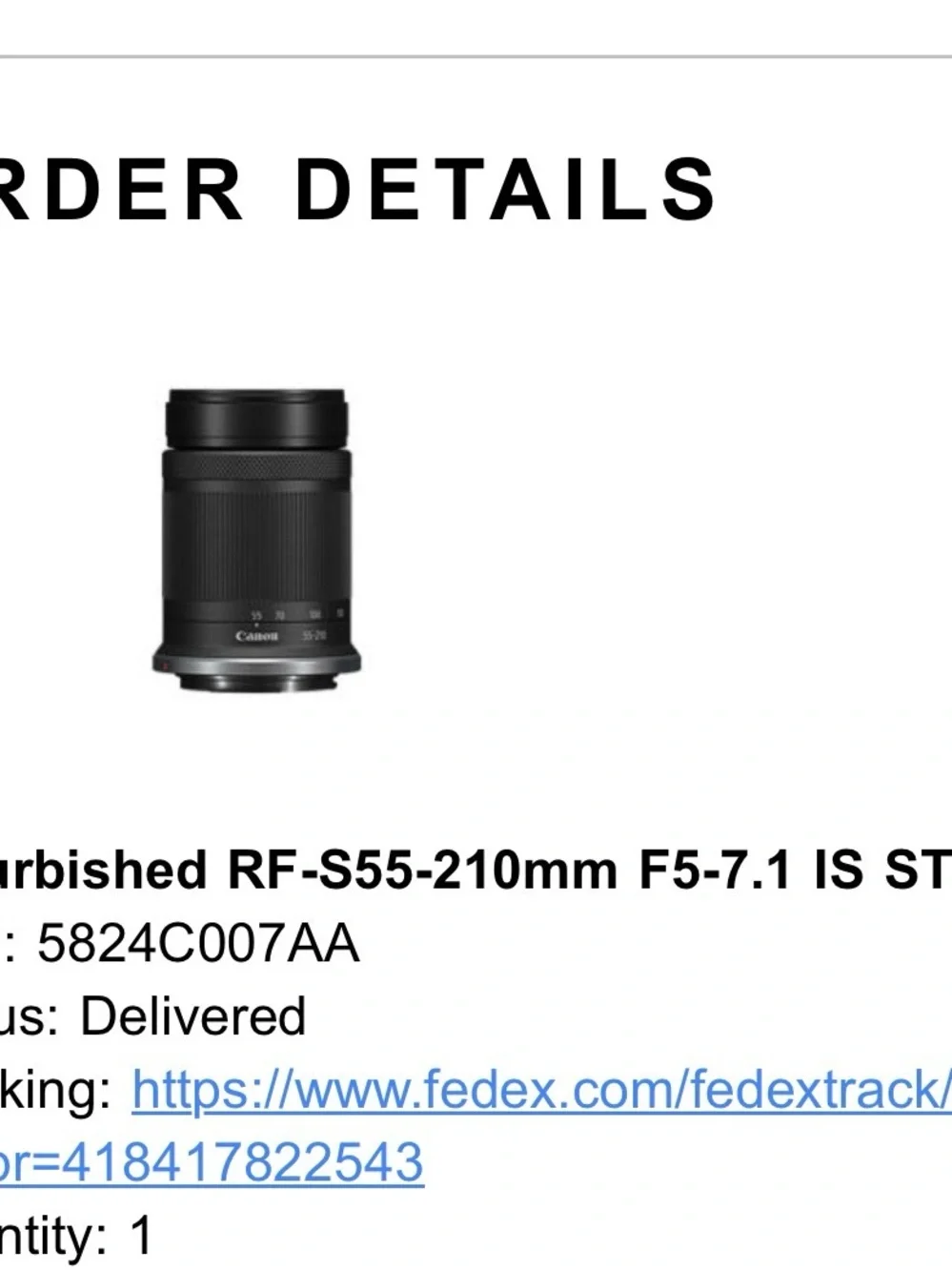 RF S55-210mm F5-7.1 IS STM